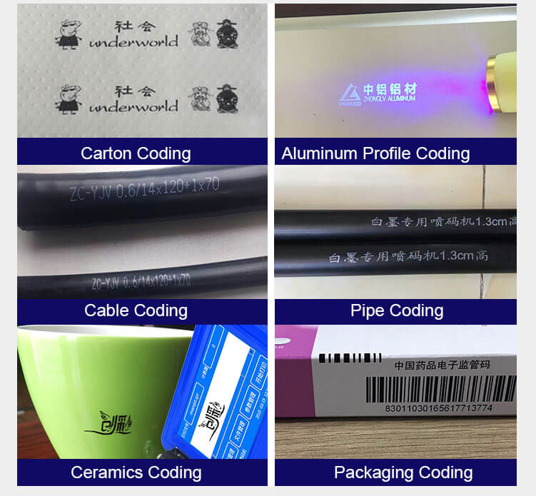 Expiry date batch code handheld inkjet printing machine ...
