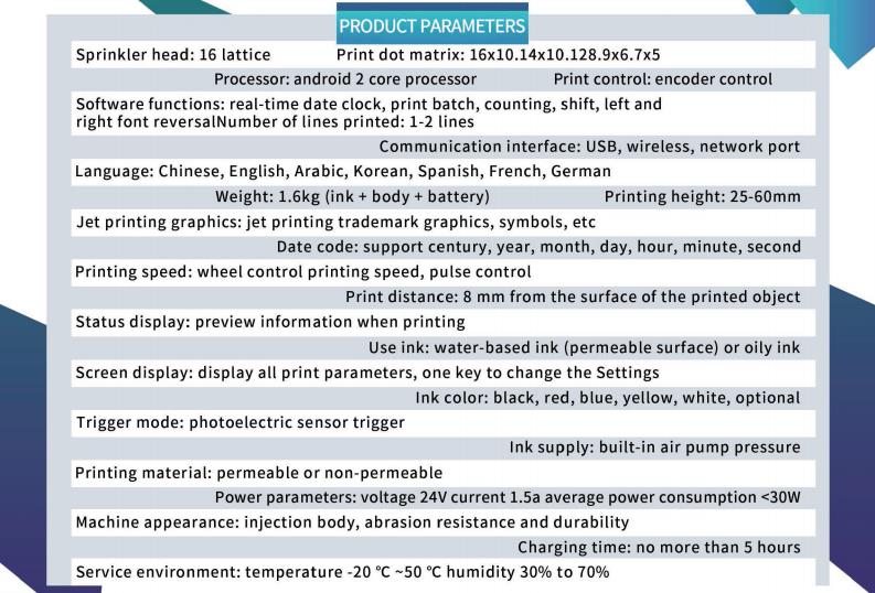 Meenjet Industrial Large Characters 60mm height Handjet Portable Printer