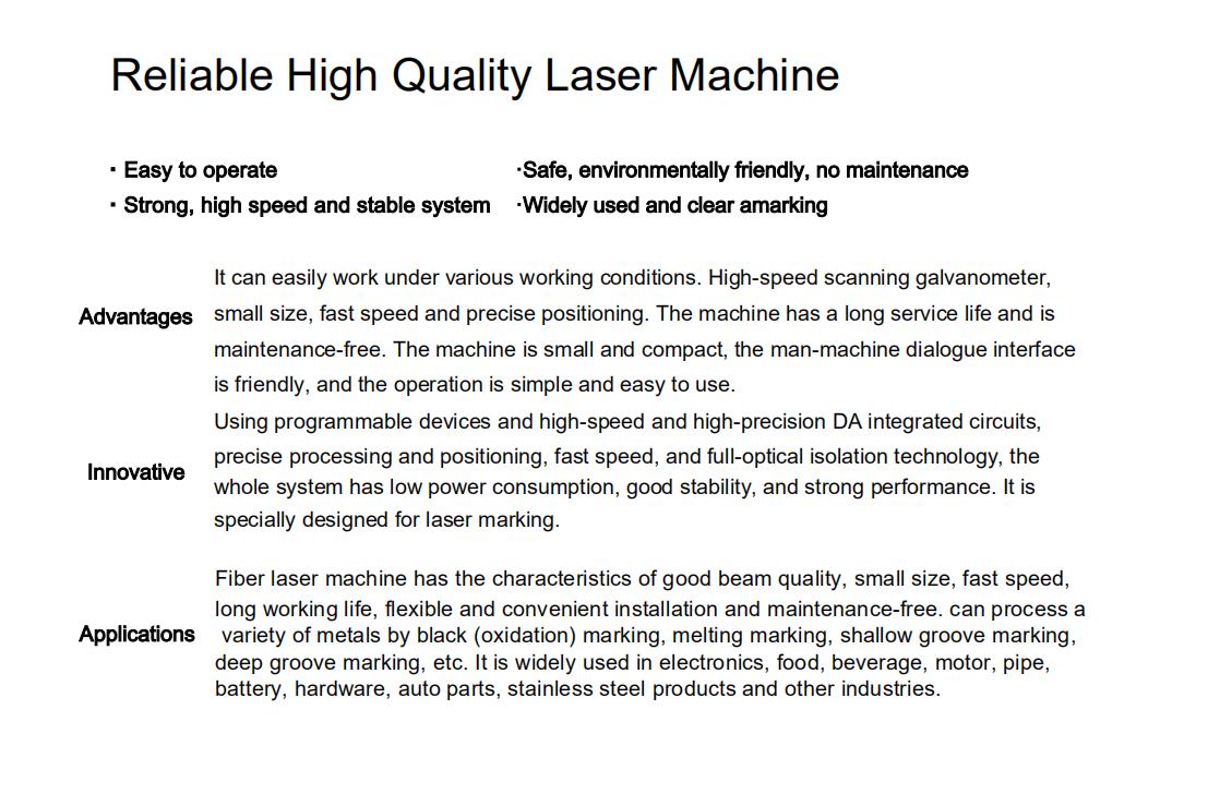 20W 30W Handheld Laser Marking Machine for Metal