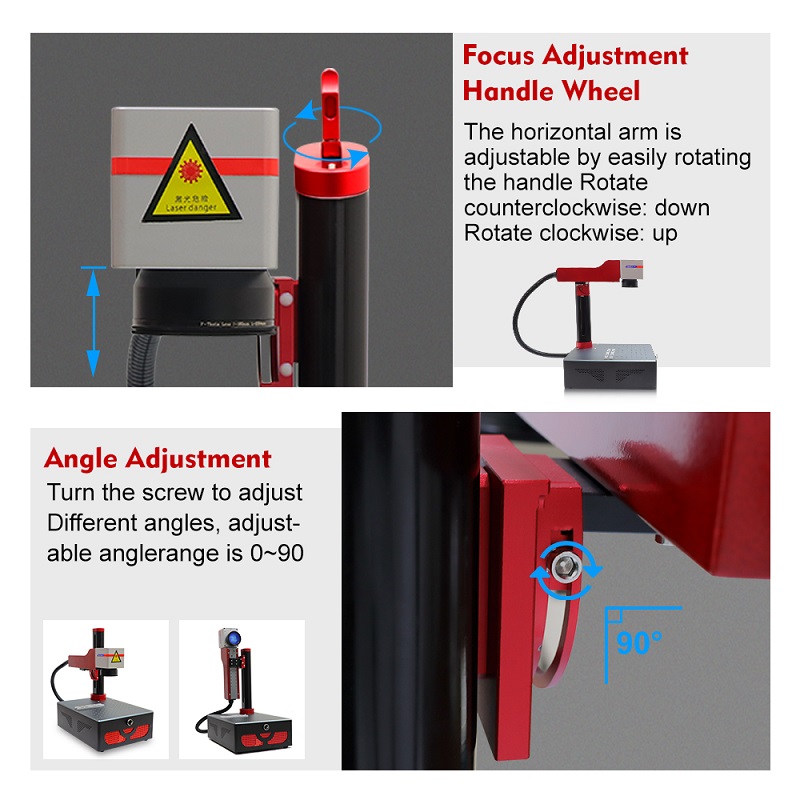 Desktop Static Laser Marking Machine 20W