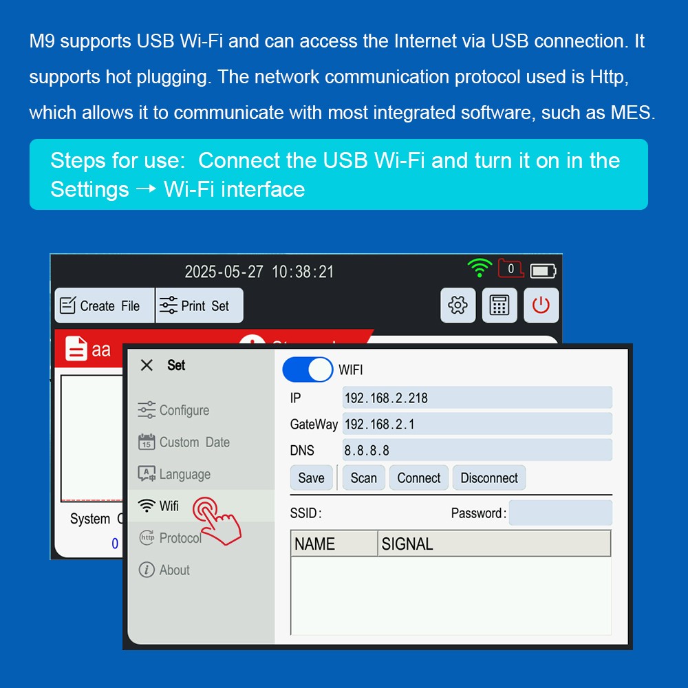 M9 Handheld Inkjet Printer