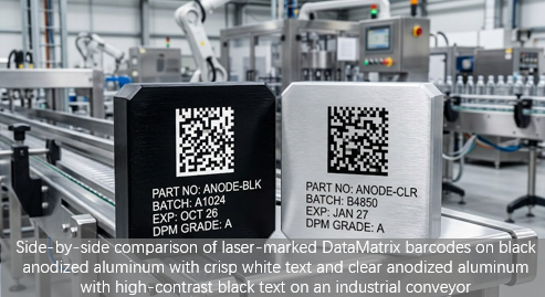 How to Print High-Contrast Barcodes on Anodized Aluminum Components How to Print High-Contrast Barcodes on Anodized Aluminum Components