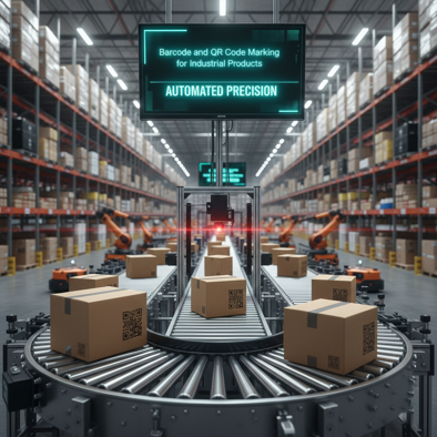 Barcode and QR Code Marking for Industrial Products