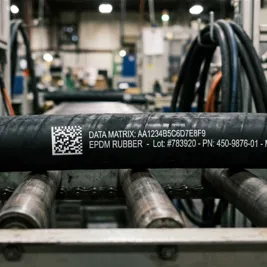 Black Rubber & EPDM Hose Coding: How to Print High-Contrast, Rub-Proof 2D Codes