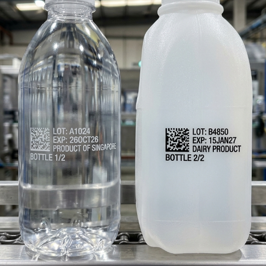 HDPE vs. PET Bottles: Why Laser Marking Setup Changes for Each Substrate (CO₂ vs. UV)