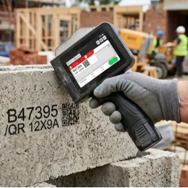 Handheld TIJ Marking for Small Construction Components: Fast-Drying Batch Coding on Tiles, Stone & Metal Fittings