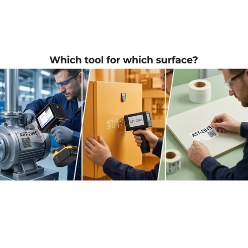 Industrial Asset Marking: Handheld Laser vs Handheld TIJ vs Labels — Which Tool for Which Surface?